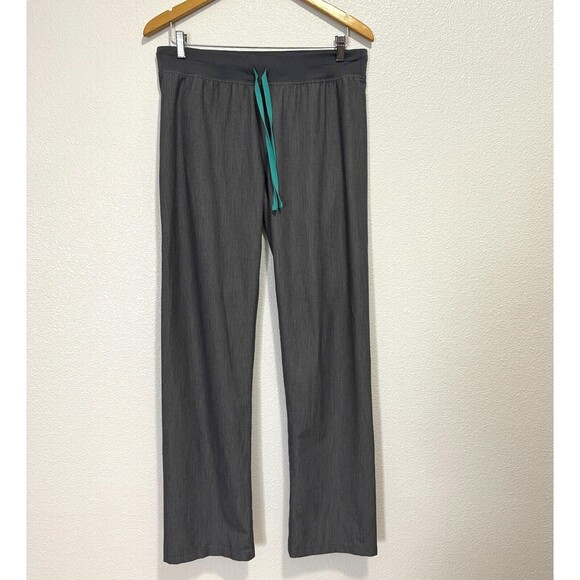 Figs Women's Graphite Gray Livingston Basic Scrub Pants Size Medium Tall - Picture 2 of 16